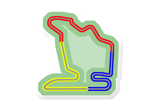 Map of Hungaroring Map of Hungaroring