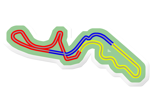 Map of Suzuka International Racing Course