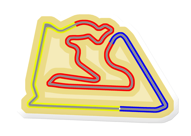 Map of Bahrain International Circuit Map of Bahrain International Circuit